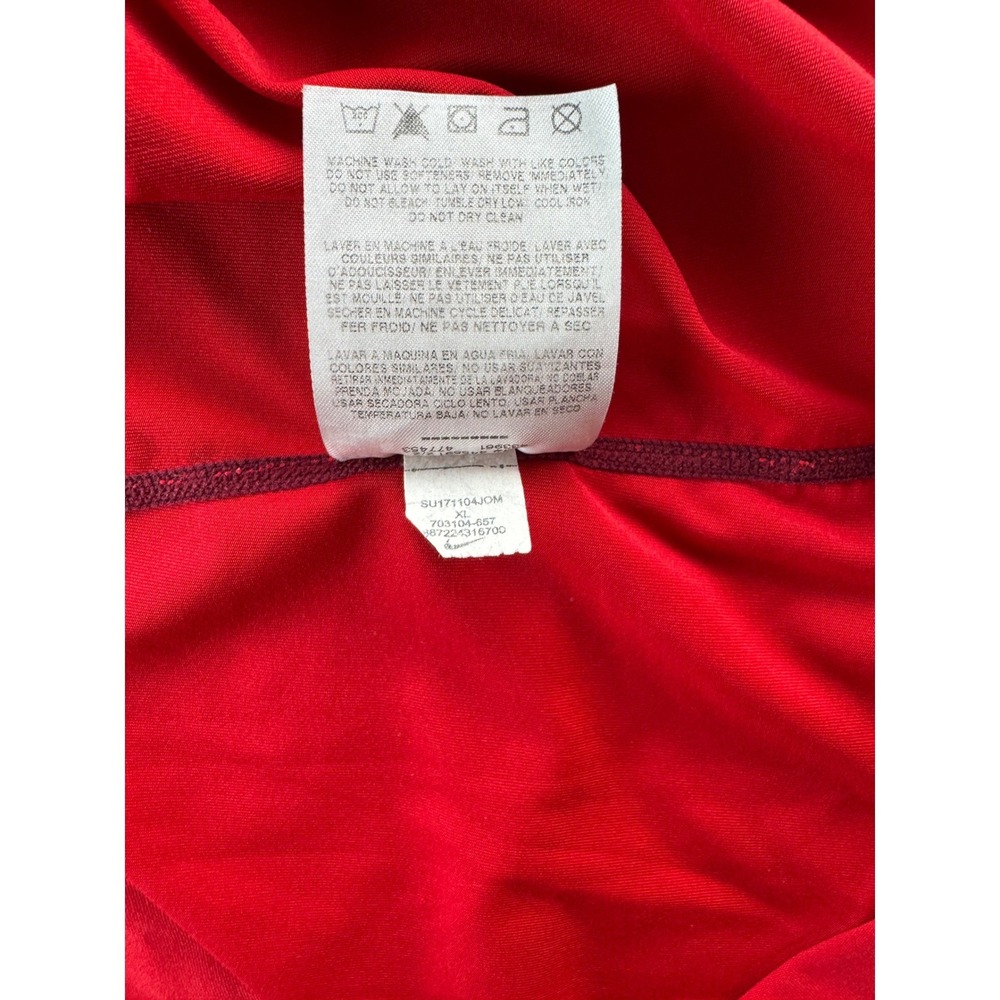 Nike Pro Dri Fit Fitted T Shirt Red Mens XL Short Sleeve Athletic‎ Gym - Picture 16 of 16